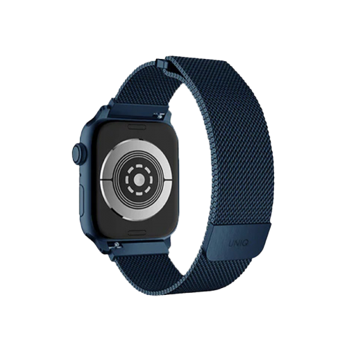سوار Uniq Dante Milanese Mesh Steel سوار  ابل ساعة - أزرق كوبالت