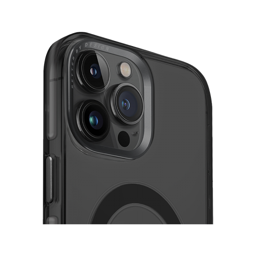 Uniq Hybrid Calio MagSafe Case for iPhone 15 Pro - Smoked Tinted Grey