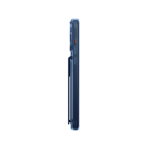 Uniq Hybrid Heldro Mount With Stand Case for iPhone 15 Pro - Ultramarine Deep Blue