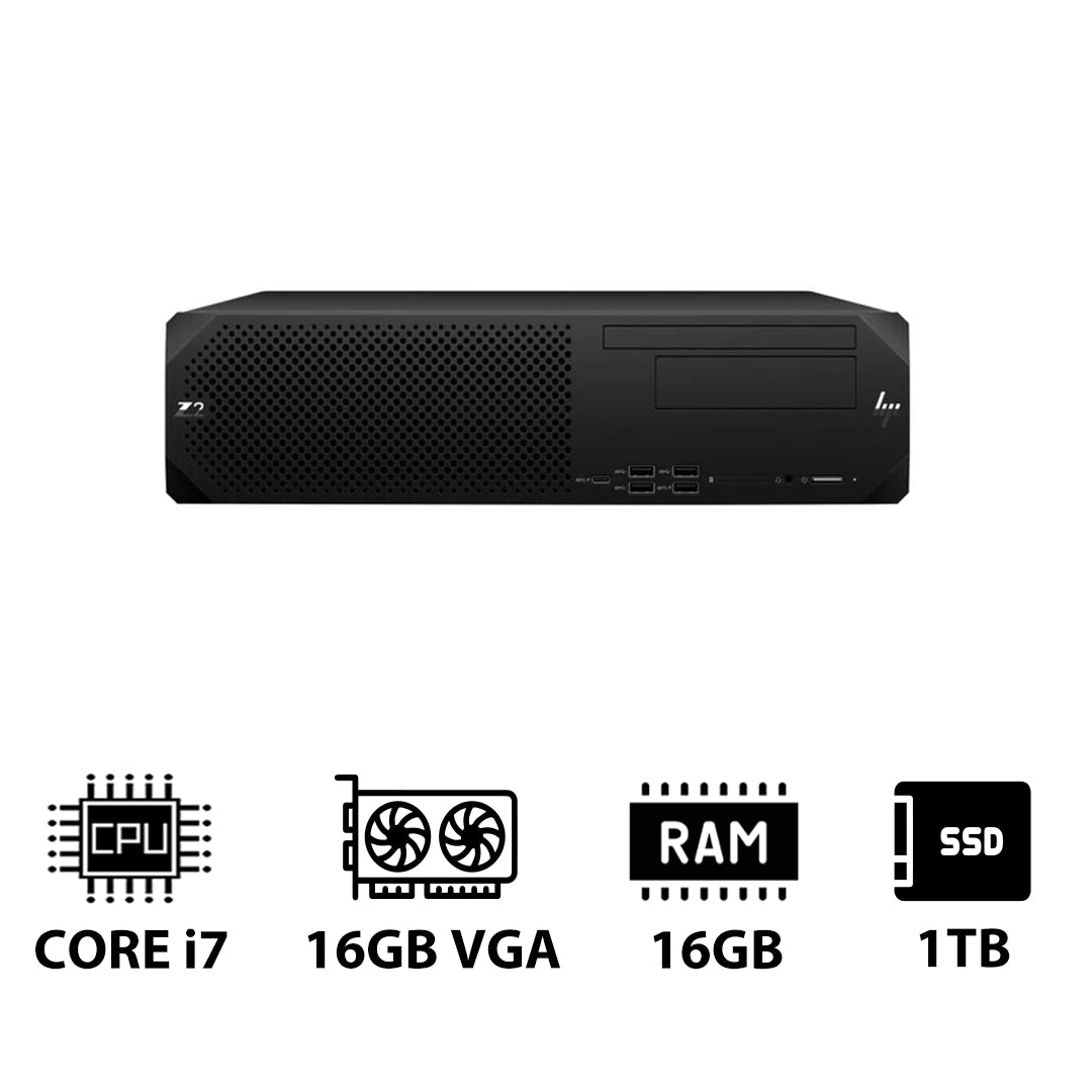 HP Z2 G9 SFF Workstation - i7-13700K 3.40GHz / 16-Cores / 16GB / 1TB (NVMe M.2 SSD) / RTX 2000 Ada 16GB VGA / Win 11 Pro / 3YW