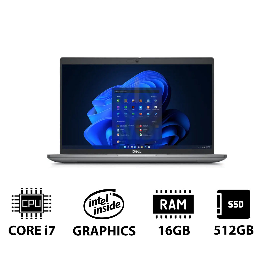 ديل لاتيتيود 5450 - 14.0 بوصة FHD / آي 7 / 16 جيجابايت / 512 جيجابايت (NVMe م.2 إس إس دي) / WWAN / ويندوز 11 برو / ضمان سنة - لابتوب