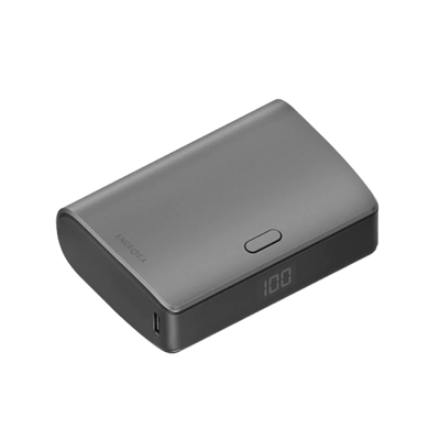 Energea compac USB-A + USB-C PD 35W 10000mAh Power Bank - Gunmetal