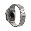 Uniq Osta Steel سوار مع Self قابل للتعديل for ابل ساعة - Titanium فضي