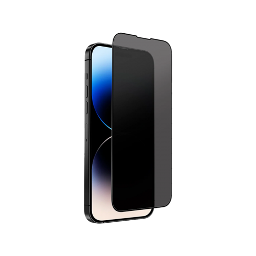 Uniq Optix Privacy Glass Screen Protector For Iphone 14 Pro Max - Black