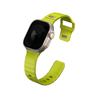 Uniq Stride FKM Strap for Apple Watch 49/45/44mm - Lime Green