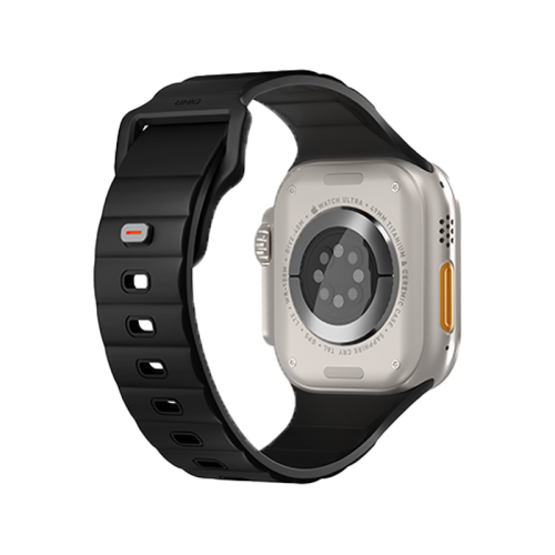 Uniq Stride FKM سوار  ابل ساعة - ميدنايت أسود