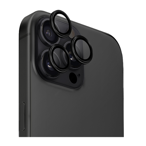 Uniq Optix Camera Lens Protector for iPhone 16 Pro & 16 Pro Max – Midnight Black