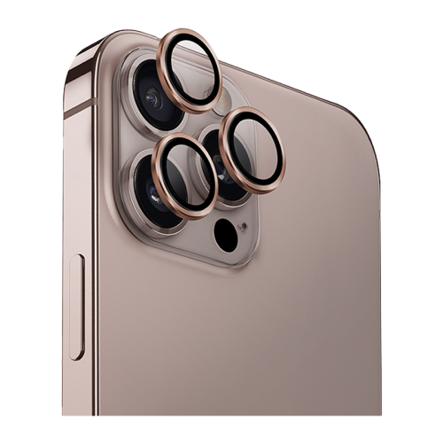 Uniq Optix Camera Lens Protector for iPhone 16 Pro & 16 Pro Max – Taupe Gold