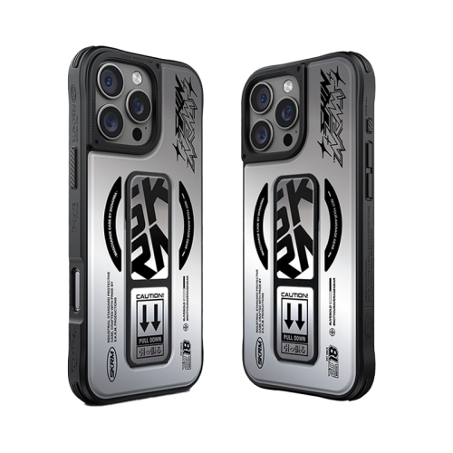 SKINARMA Kira Kobai ماج سيف حافظة مع  حامل  ايفون  برو ماكس  Chrome