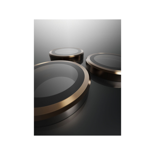 BodyGuardz Apex Individual Camera Lens Protector for iPhone 16 Pro & 16 Pro Max - Gold