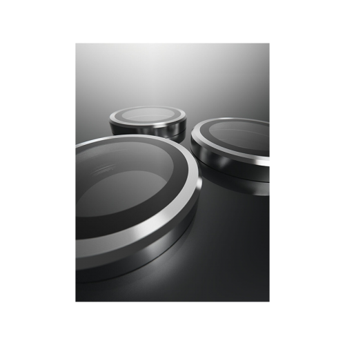 BodyGuardz Apex Individual Camera Lens Protector for iPhone 16 Pro & 16 Pro Max - Silver