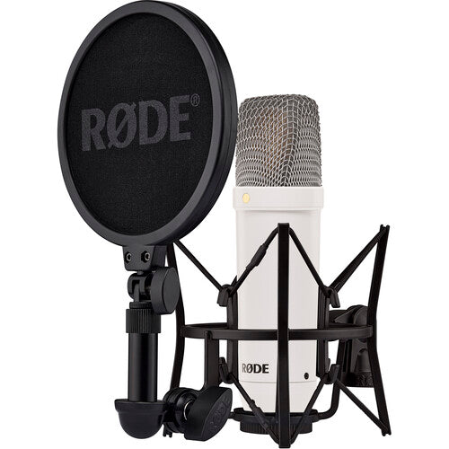 ميكروفون  RODE NT1 Signature الإصدار من نوع المكثف ميكروفون  أبيض