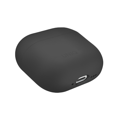 Uniq Lino Hybrid Liquid Silicon Airpods 4Th Gen (2024) Case - Ash (Grey)