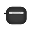 Uniq Nexo Active Hybrid Silicone Airpods 4th Gen Case With Sports Ear Hooks - Black