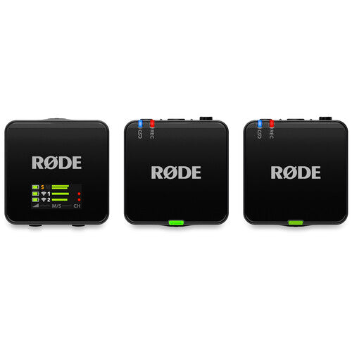 ميكروفون لاسلكي رقمية  مضغوط جو  RODEجو الجيل ) لشخصينميكروفون  أسود