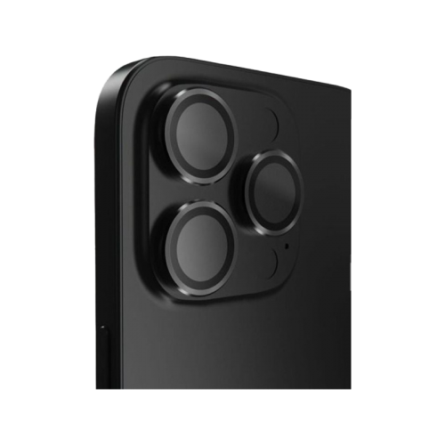 BodyGuardz Pure 3 Individual Camera Lens Protector for iPhone 16 Pro and 16 Pro Max - Black