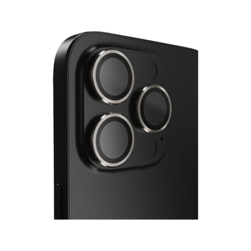 BodyGuardz Pure 3 Individual Camera Lens Protector for iPhone 16 Pro and 16 Pro Max - Titanium