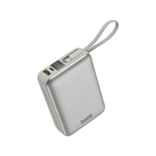 Bazic GoPower Fusion ميني 3 في 1 طاقة 20000mAh مع in يو اس بي& لايتننج كابل  Pebble