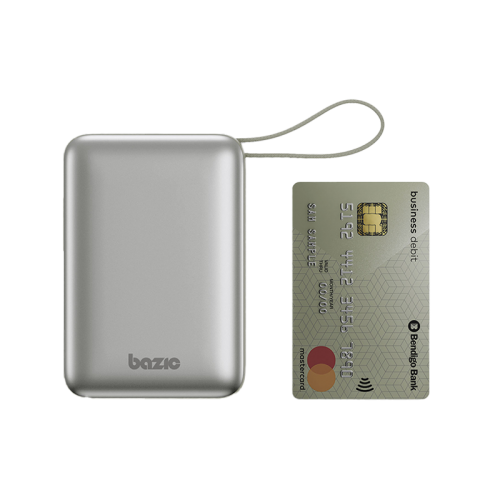 Bazic GoPower Fusion ميني 3 في 1 طاقة 20000mAh مع in يو اس بي& لايتننج كابل  Pebble