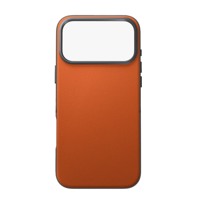 UNIQ Hybrid Lyden DS Magclick Charging Case for Apple iPhone 17 Pro Max - Flame Orange/Flint Grey