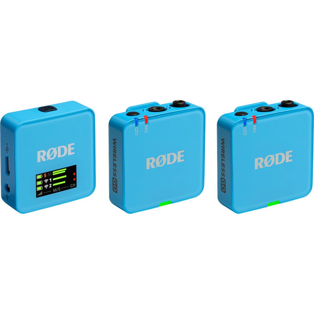 RODE WIGOIII Wireless Go Compact  Microphone System (Gen-3) - Blue