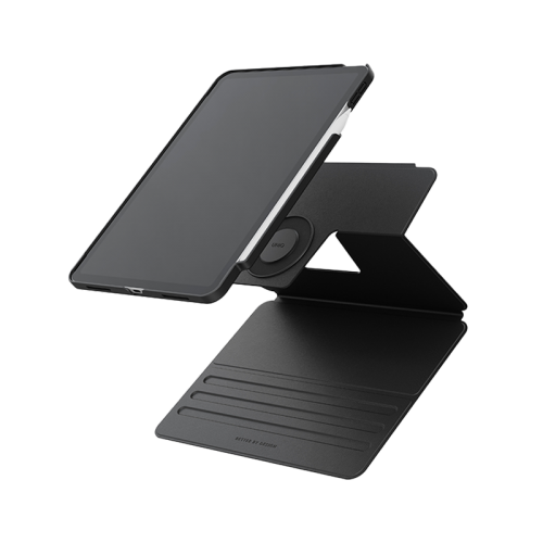Uniq Rovus Snap Mount Magnetic 360 Rotating Detachable Case for iPad 11" - Dallas Black