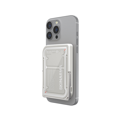 SkinArma Mecha Nexus USB-C 5000mAh Power Bank Built-In Kick Stand - Grey