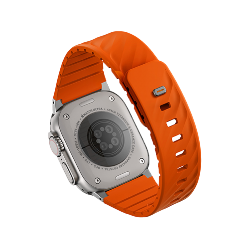 Uniq Fluo Bundle مغناطيسي ساعة سوار مع موصل  ابل ساعة  إلى - Volt برتقالي