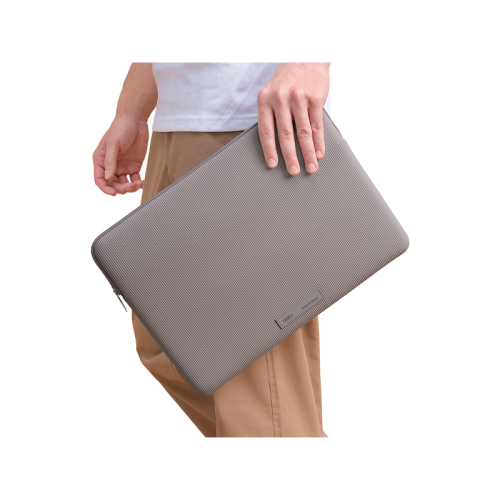 Uniq Cyprus Ridge Edition Water-Resistant Neoprene Laptop Sleeve 15” (Up To 16") - Pewter Grey