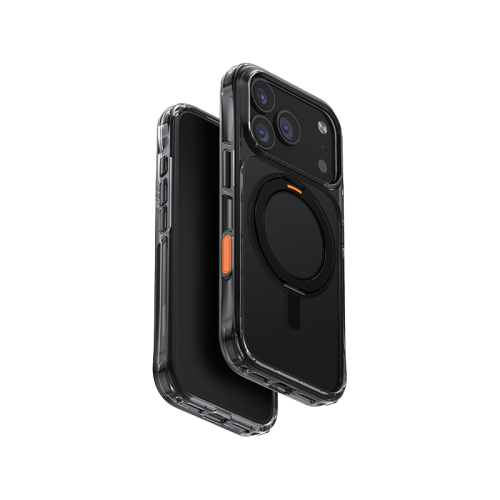 Uniq Hybrid Swivix With 360 Rotating Kickstand MagSafe Case for iPhone 17 Pro Max - Carbon Black