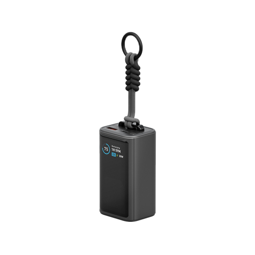 Energea Compac Arc 45W PD 10000mAh طاقة  كابل يو اس بي بلت-ان  كابل  لون رمادي داكن