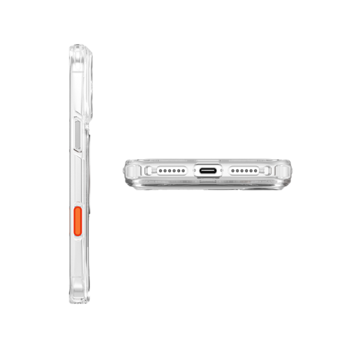 Uniq Hybrid Swivix With 360 Rotating Kickstand MagSafe Case for iPhone 17 Pro Max - Lucent Clear