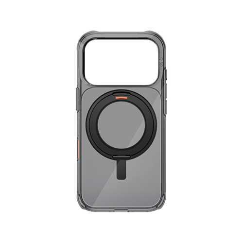 Uniq Hybrid Swivix With 360 Rotating Kickstand MagSafe Case for iPhone 17 Pro Max - Carbon Black