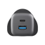 شاحن  حائط  Energea Ampcharge ميني مزودمنفذ يو اس بي ميني منفذ يو اس بيمنفذ  بقوة 45 واط (PD)شاحن  لون رمادي داكن