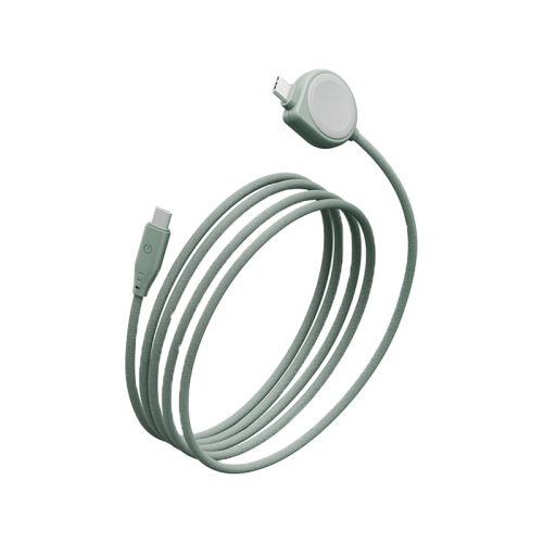 Energea Flow Duo Watch With Watch Cable - 480 Mbps / 60w / 1.5 Meter / USB-C / Sage
