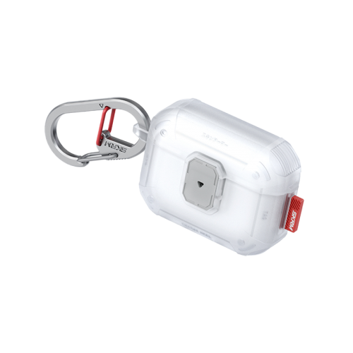 SkinArma Mecha Le Lock Case for Airpods Pro 3 - Frost Clear