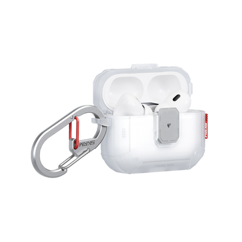 SkinArma Mecha Le Lock Case for Airpods Pro 3 - Frost Clear