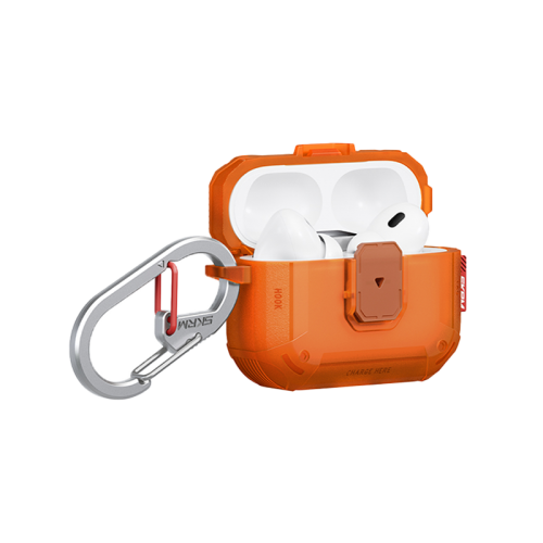 SkinArma Mecha Le Lock Case for Airpods Pro 3 - Frost Orange