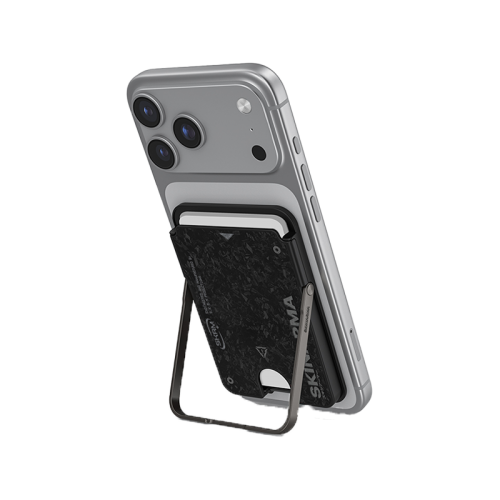 SkinArma Vektor Magnetic Card Holder With Smart Kick Stand - Onyx