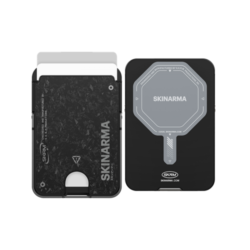 SkinArma Vektor Magnetic Card Holder With Smart Kick Stand - Onyx