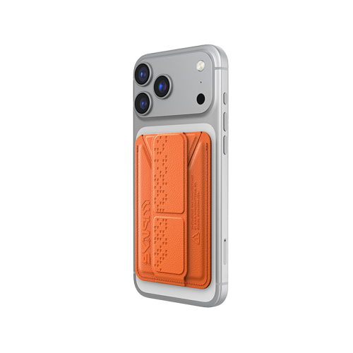 SkinArma Kado Phantom Wallet Mag-Charge Card Holder With Grip Stand - Orange