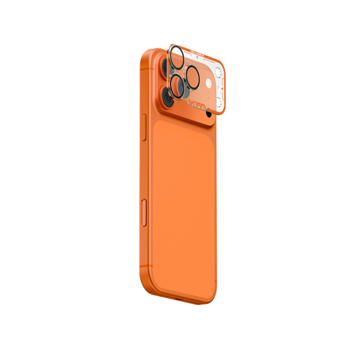 SkinArma Magma Full Matte Camera Lens Protector for iPhone 17 Pro - Orange