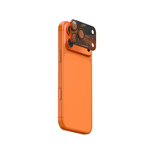 SkinArma Sonix Aluminium Camera Lens Protector for iPhone 17 Pro Max - Orange