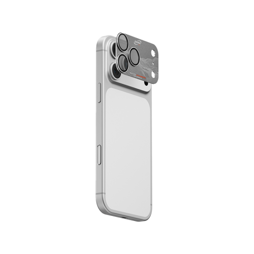 SkinArma Sonix Aluminium Camera Lens Protector for iPhone 17 Pro Max - Silver