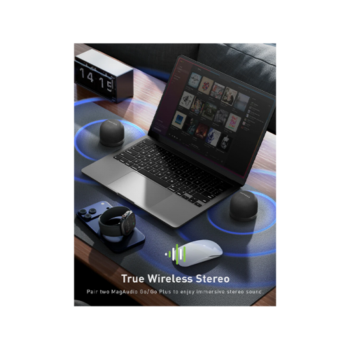 Energea MagAudio Go Portable Magsafe Speaker With Lanyard - Blue
