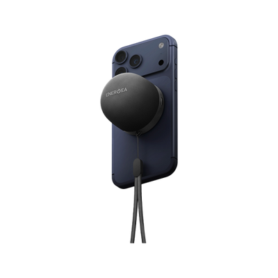 Energea MagAudio Go Portable Magsafe Speaker With Lanyard - Gunmetal