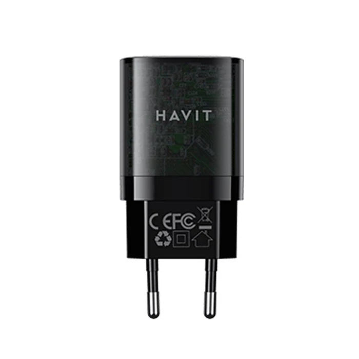 Havit Mobile Series-USB Charger 30W UC30 UK - Black