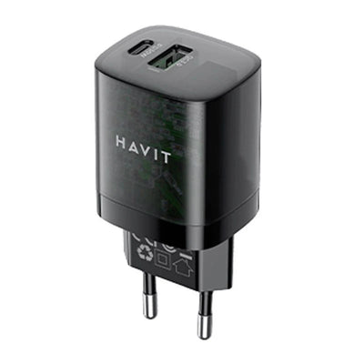 Havit Mobile Series-USB Charger 30W UC30 UK - Black