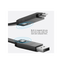 كابل بازيك جو تشارج ألوكابل 4 في 1، إدخال USB-A وUSB-C إلى إخراج USB-C وLightning، 15 سم، أسود