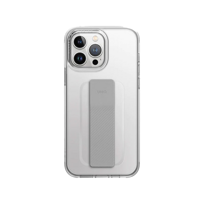 Uniq Hybrid Heldro Mount Series Case for iPhone 14 Pro Max - Lucent Clear